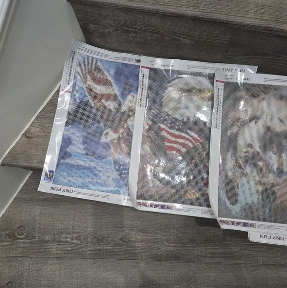 Large set of paint gem 12 pictures. 13 sets of bead pack and 2 sets of utensils - Picture 7 of 10